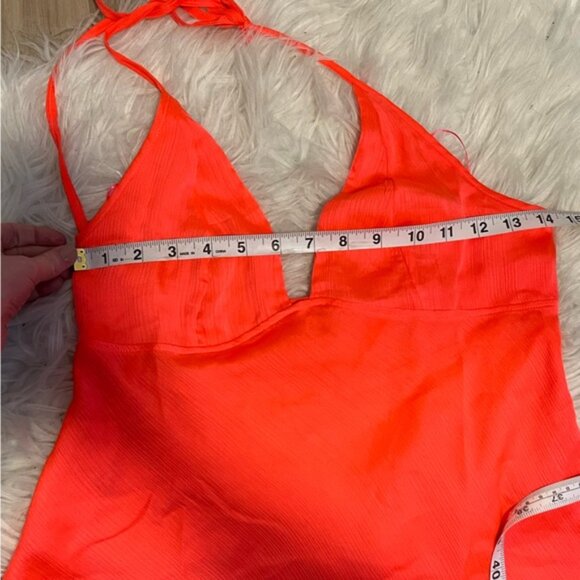 Free People Neon Halter Mini Dress - Picture 10 of 13